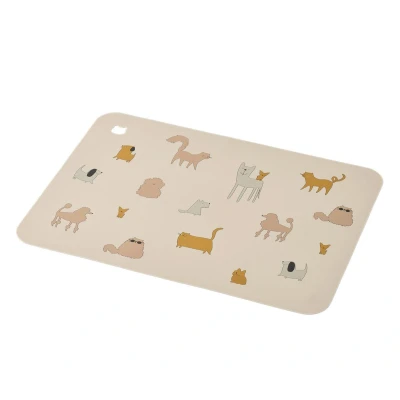 Image de Liewood Set de table Jude 30,2x41 cm Cats and Dogs Sandy