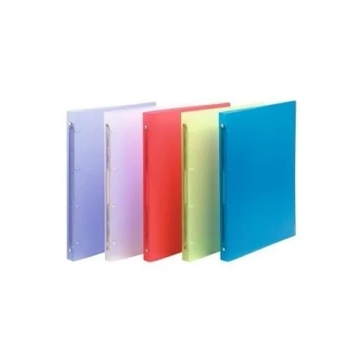 Image de Exacompta Réf. 54369E Carton de 10 classeurs semi rigides PP Chromaline 2 anneaux ronds 30 mm Dos 40 Dimensions extérieures : 32 x 26,8 cm Format à classer A4 Maxi Assortis
