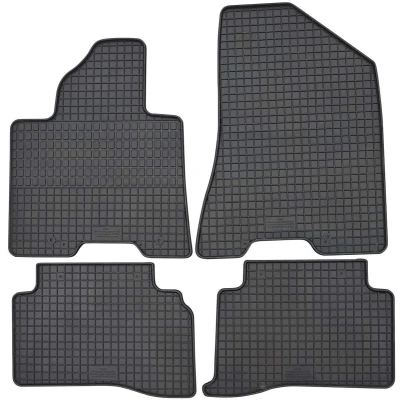 Image de Petex Tapis en caoutchouc 4 pièces pour à partir de 07/2015 Noir