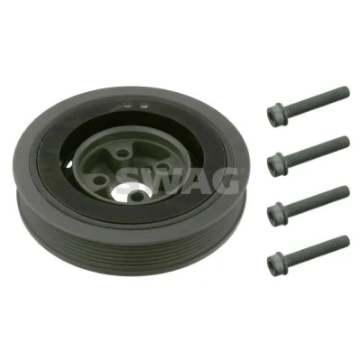 Image de SWAG 30 93 3566 Poulie Damper 6PK 161 5 avec vis/boulons VOLKSWAGEN: Transporter 4 Bus, 4, Sharan I, AUDI: A6 C4 Avant, Berline