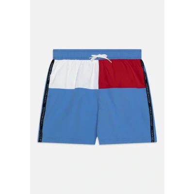 Image de Tommy Hilfiger Medium Drawstring Short de bain pour enfants, Taille: 14 16a, Blue spell