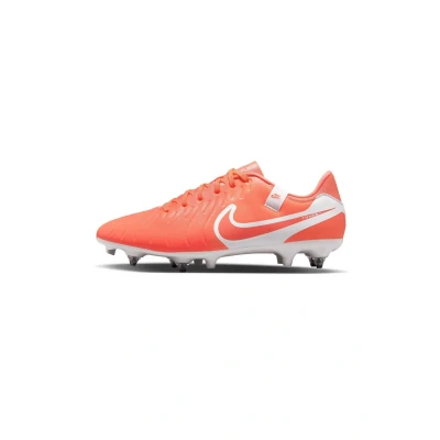 Image de Nike Performance Tiempo Legend 10 Academy SG Chaussures de foot à crampons, Taille: 42, Hot lava white Imitation cuir/textile