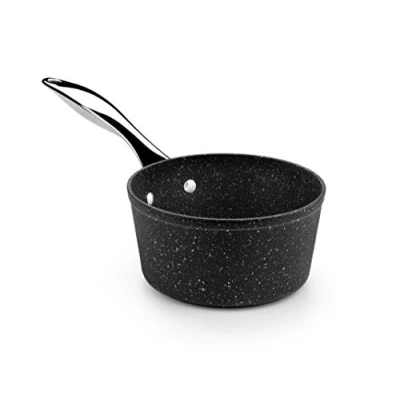 Image de Monix Mineral Casserole 16 cm, Aluminium Forgé, Revêtement Antiadhésif Quantanium sans PFOA, Compatible Tous Feux Y Compris Induction