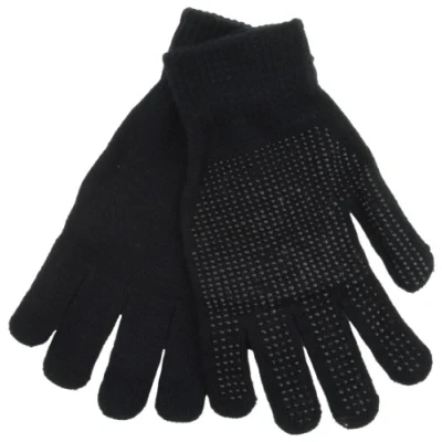 Image de RJM GL313 Gants magiques chauds avec poignée de paume Noir, taille unique
