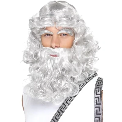 Image de Smiffys Set de Zeus, avec perruque, barbe et sourcils