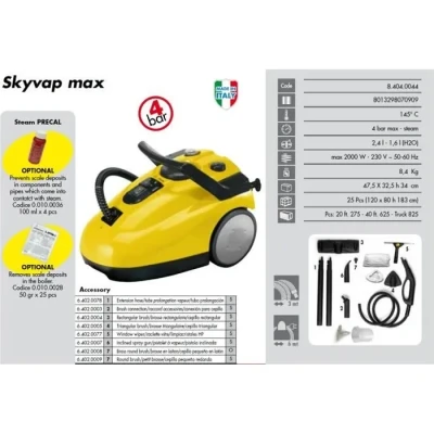 Image de Nettoyeur vapeur Lavor Skyvap max 4 bar 2.4L 145C 2000 W