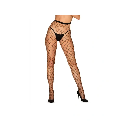 Image de Collant Grosse Résille Noir S812 Taille : S/M/L