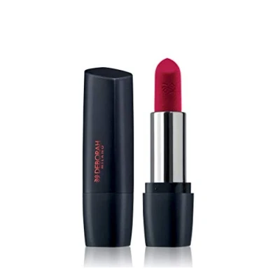 Image de Deborah Milano rouge à lèvres effet mat avec collagène et acide hyaluronique, 34 en hiver, action nutritive émolliente, donne des intenses volumisées longue tenue, 4,5 g