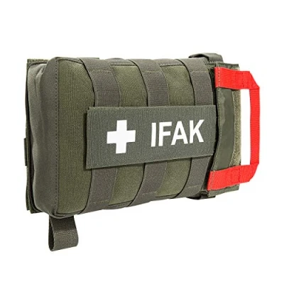 Image de Tasmanian Tiger TT IFAK Pouch VL L Sac banane compatible avec les premiers secours pour la randonnée, voyages, services de police (Olive)