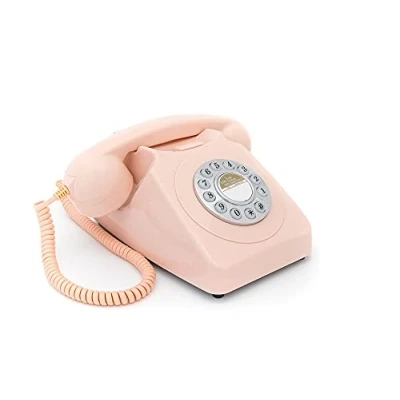 Image de Téléphone Bouton Poussoir GPO 746 Push Button Carnation Pink