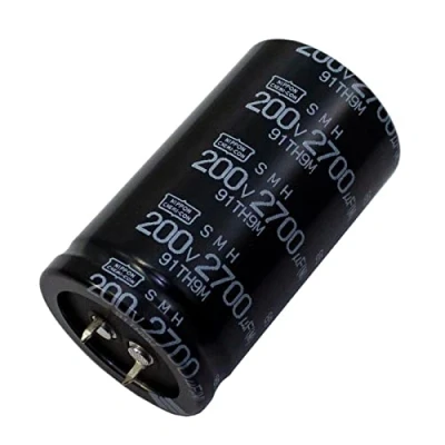 Image de Condensateur Elko radial 2700µF 200V Snap In électrolytique jusqu&#039;à 85C 2700uF Electrolytic Capacitor from United Chemi Con