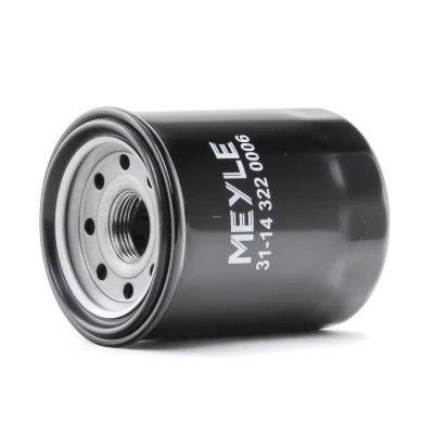 Image de MEYLE 31 14 322 0006 Filtre à huile M20x1,5 ORIGINAL Quality avec un clapet de non retour vissé HONDA: CR V 1, CIVIC 8 Hatchback, 9