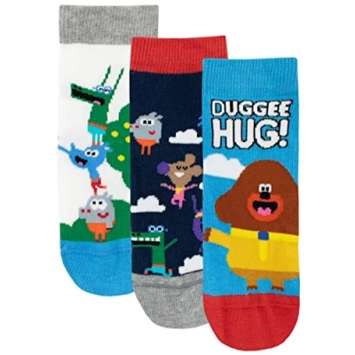 Image de Hey Duggee Chaussettes Pack de 3 Hé, Oua Garçon Multicolore EU 37 40 (Taille fabricant UK 4 6)