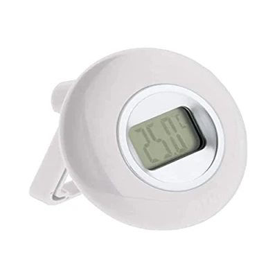 Image de Thermomètre intérieur blanc écran LCD pied réglable Otio