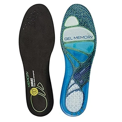 Image de Sidas Cushioning Gel Memory Shoe Insoles Medium Bleu