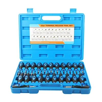 Image de KAISAL 23 Pcs Terminal Removal Tool Kit Outil de Démontage Voiture Câblage Electrique d&#039;extraction Broches Connecteurs électriques Terminals Enlèvement Set