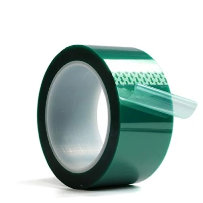 Image de Moule en résine époxy, ruban adhésif silicone, polyester vert, nettoyage à haute température et sans résidus pour revêtement poudre, pulvérisation, PCB galvanoplastie 2inch x 33 m