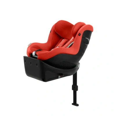 Image de CYBEX Gold Siège Auto Sirona Gi i Size Plus avec Base, De 3 mois à 4 ans env. (dès la naissance le Réducteur), Max. 20 kg, 61 105 cm 40 Hibiscus Red