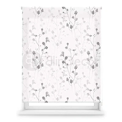 Image de Blindecor Flores Store Enrouleur translucide avec Impression numérique Modèle Bloom 130 x 180 cm Taille du Tissu 127 175