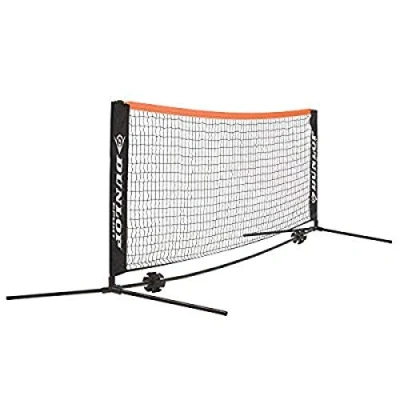 Image de Dunlop 622540 Mini Tennis/Badminton Net 3 m Adulte Unisexe, Vert, Taille Unique