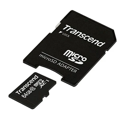 Image de Transcend TS64GUSDXC10 mémoire flash 64 Go MicroSDXC NAND Classe 10 Neuf