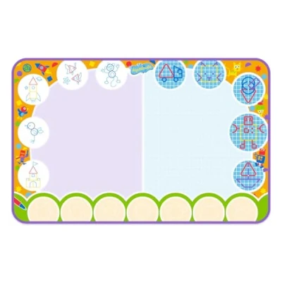 Image de TOMY Tapis Aquadoodle Mes Dessins avec les Formes E72867, de Dessin à Eau, Coloriage Géant, d&#039;Éveil Multicolore Stylo Inclus Adapté aux Enfants dès 3 ans.