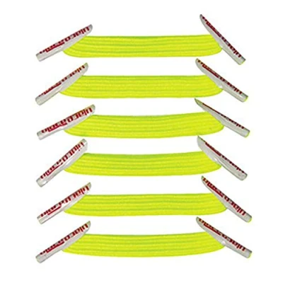 Image de U Lace Kiddos Lacets élastiques Jaune fluo Pack Mix N Match