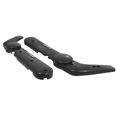 Image de capotage Cache Moteur Cyclo pour Piaggio 50 Ciao px Noir (Paire) p2r