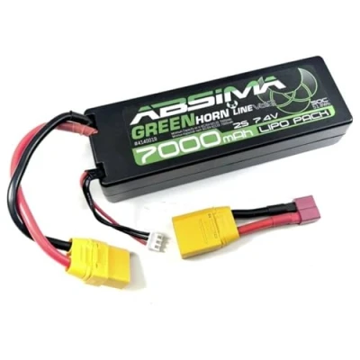 Image de Absima Pack de Batterie (LiPo) 7.4 V 7000 mAh Nombre cellules: 2 50 C Stick XT90