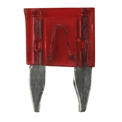 Image de OROK Lot de 10 mini Fusibles 10A enfichables rouge, fusible voiture 10A, plat pour tous types véhicules (véhicules utilitaire, engins agricoles) plats auto