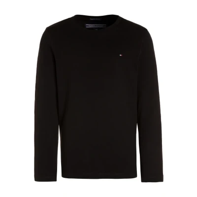 Image de Tommy Hilfiger BOYS Basic Tshirt à manches longues pour enfants, Taille: 74, Meteorite