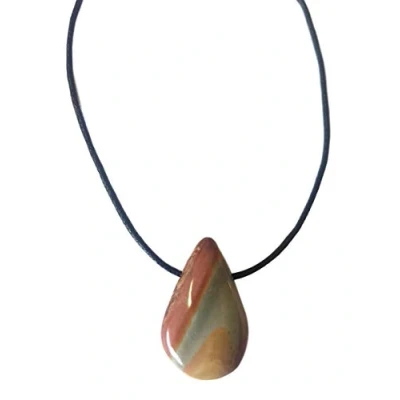 Image de WLM Pendentif percé en Jaspe Polychrome