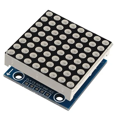 Image de HALJIA transparente Pourvoit 7219 Pic 8 x Dot Matrix écran LED 5.5 V module de commande Compatible avec Arduino