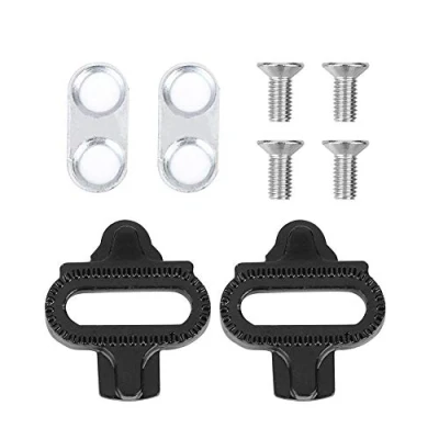 Image de DeWin Crampons à Vélo Auto, Bloquants pour Cyclisme sur Route Ensemble de Cales Vélo, Chaussures Montagne Accessoire Plaque Verrouillage Pédale SPD