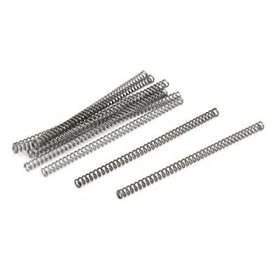 Image de sourcing map 0.3mmx2mmx40mm acier inox 304 Compression Ressort Argenté 10pc