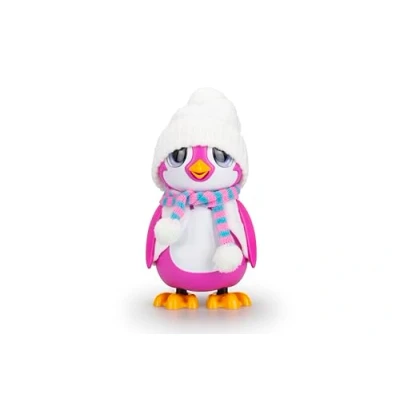 Image de Silverlit Rescue Pingouin Rose interactif avec 20 émotions différentes + 5 Accessoires Inclus Effets sonores et Lumineux Expérience éducative Piles AAA incluses Dès Ans