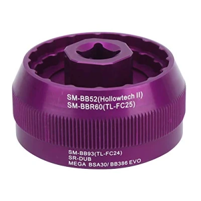 Image de VGEBY Outil de Coupe support pédalier vélo 5 en 1 Multifonction pour BB9000 BBR60 BSA30 FSA386 BBT1 Accessoires pièce Rechange(Violet)