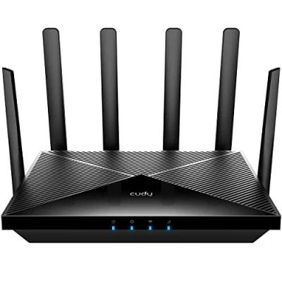 Image de Cudy P5 routeur sans fil Gigabit Ethernet Bi bande (2,4 GHz / 5 GHz) 5G Noir Neuf