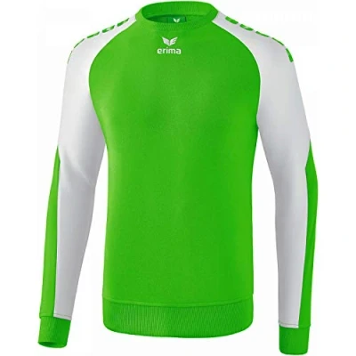 Image de Erima SweaEssential 5 C Sweatshirt Mixte Adulte, Vert/Blanc, FR (Taille Fabricant : XL)