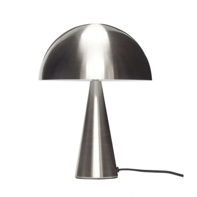 Image de HÜBSCH Lampe à poser Mush Mini, nickel, fer, E14