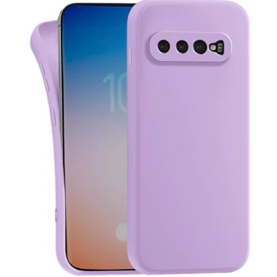 Image de MyGadget Coque pour Samsung Galaxy S10 Plus Case TPU Souple &amp; Soft Cover Protection Extra Fine Légère Étui Coloré Anti Choc et Rayures Violette