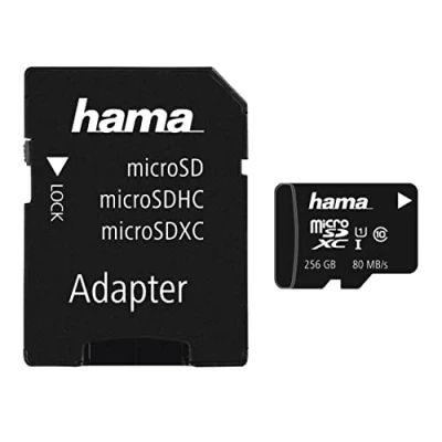 Image de Hama 00213117 mémoire flash 256 Go MicroSDXC UHS I Classe 10 Neuf