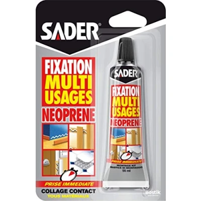 Image de Sader Colle Fixation Néoprène Multi Usages Tube 55 ml