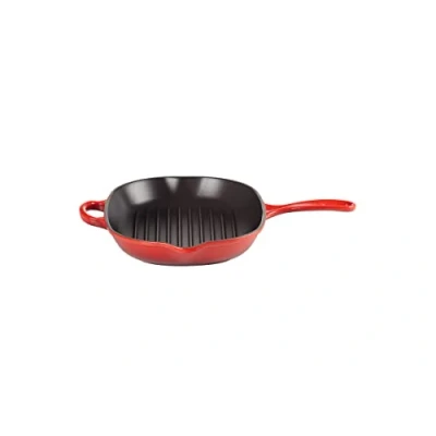 Image de Le Creuset Griddle Pan Signature Cerise 40 x 32 cm enamelled non stick coating