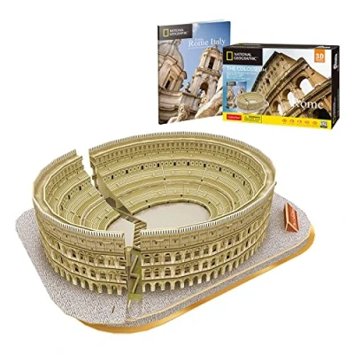 Image de National Geographic Puzzle 3D Colisée Maquette A Construire Adulte Et Enfant 8 Ans Jouet 131 Pièces