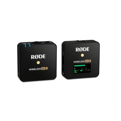 Image de RØDE Wireless GO II Single Système de microphones sans fil ultra compact à deux canaux, avec intégrés, enregistrement incorporé et portée 200 m