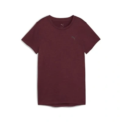Image de Puma TAD Essential heather TEE Tshirt de sport, Femme, Taille: Medium, Ruby shimmer
