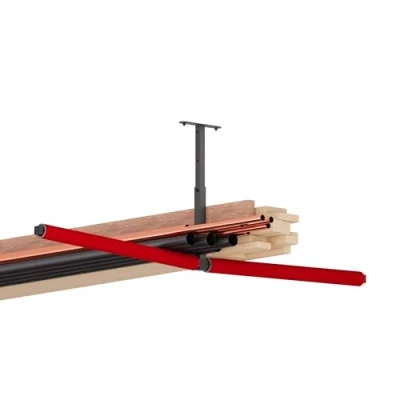 Image de QLS Lot de 2 étagères suspendues pour plafond ou kayak, planche surf, rangement d&#039;outils