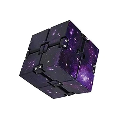 Image de 2021 Le Plus Récent Cube À Rabat Infinity, Infinity Fidget New Doigt Jouet pour Développer Cerveau Anti anxiété Stress l&#039;adulte Adulte