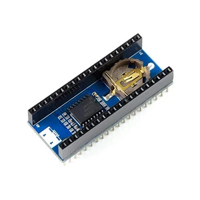 Image de Module RTC de Précision pour Raspberry Pi Pico, Incorpore DS3231 Puce D&#039;horloge Haute Précision, Utilise Le Bus I2C Communication, avec Conception Empilable D&#039;en Tête Broche Femelle
